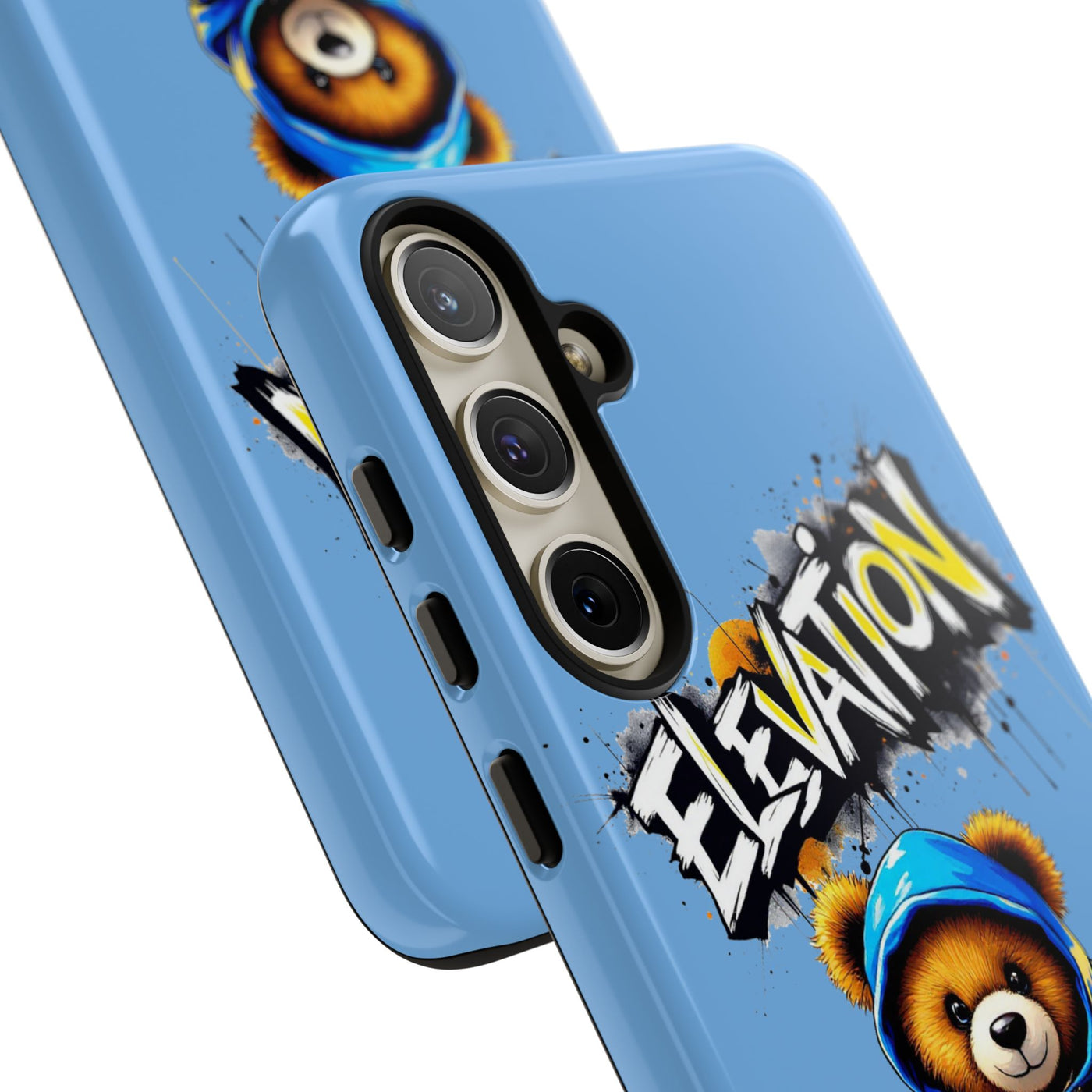 Elevated street drip Bear Phone Case - Tough and Trendy Design