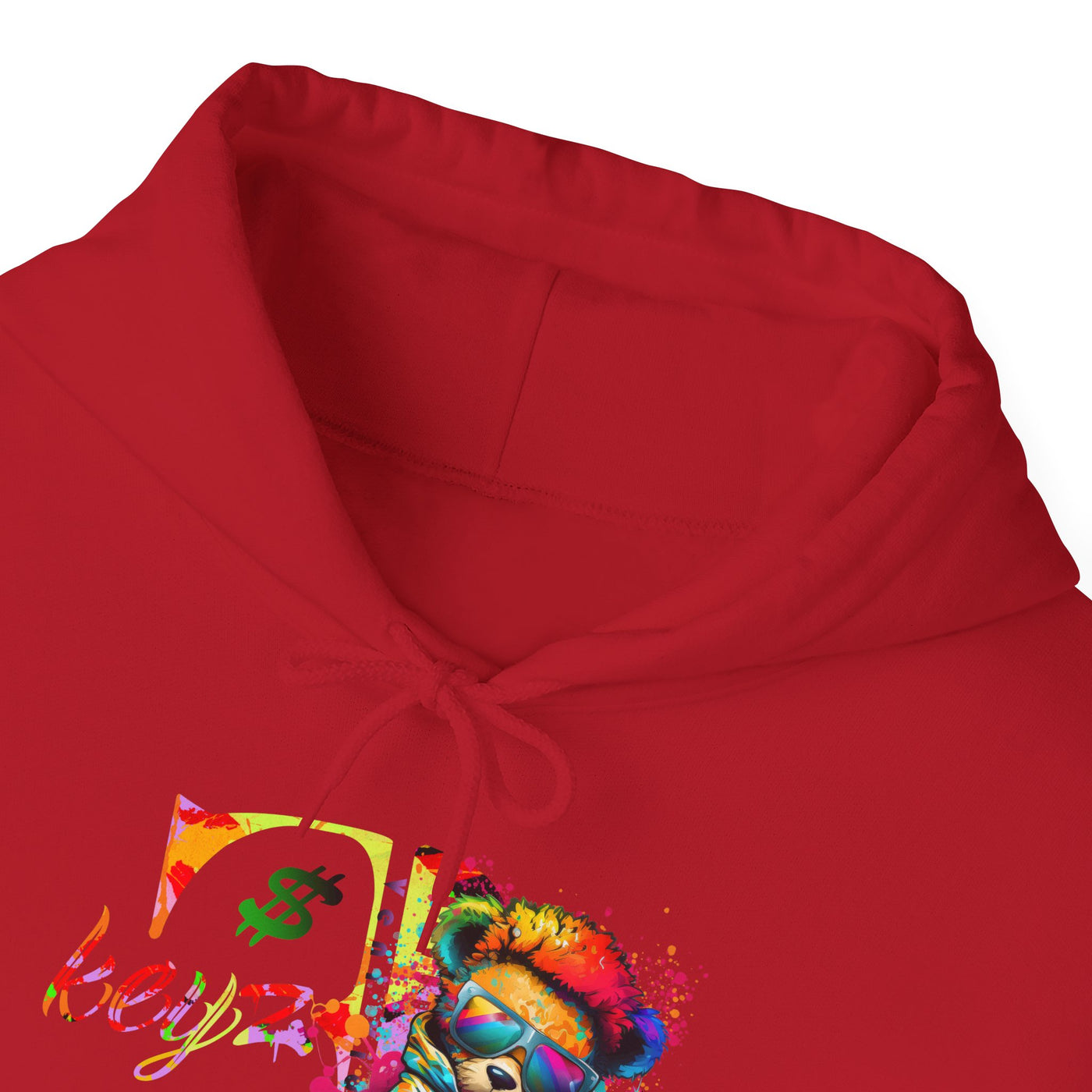 Unisex Hooded Sweatshirt 3keyz OG Teddy Drip Design Paint Splatter
