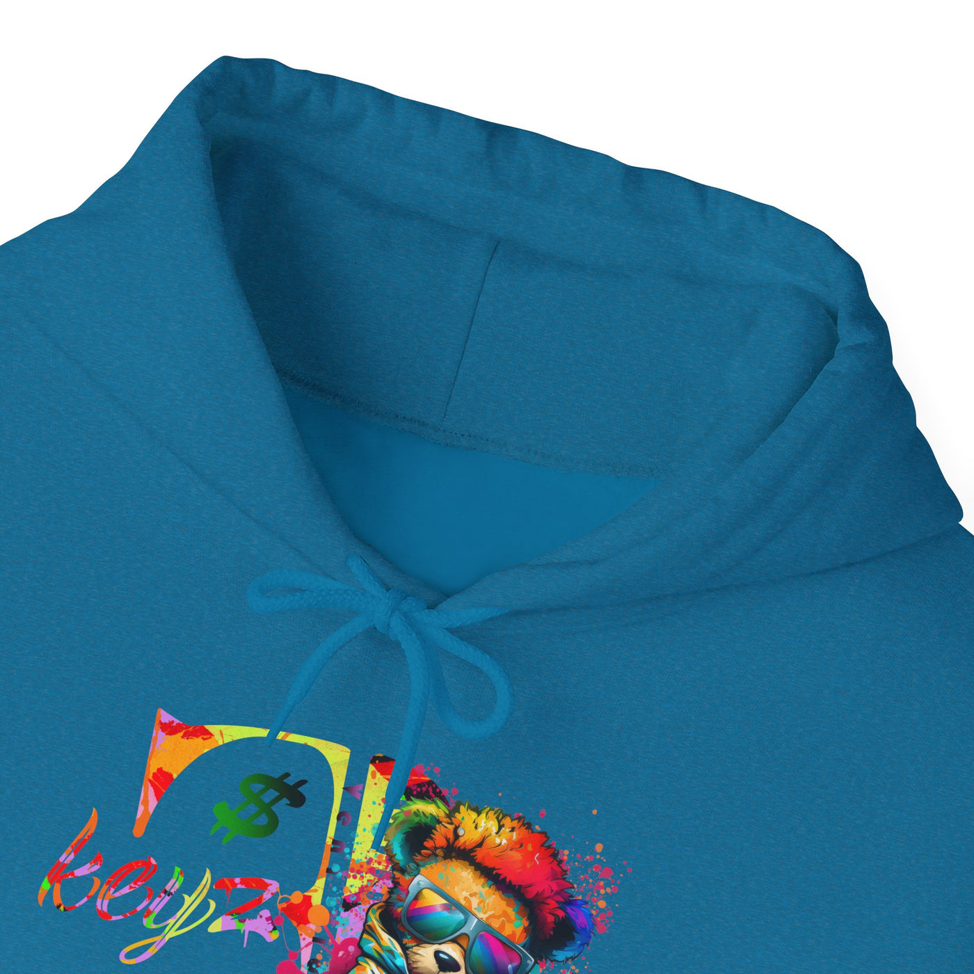 Unisex Hooded Sweatshirt 3keyz OG Teddy Drip Design Paint Splatter