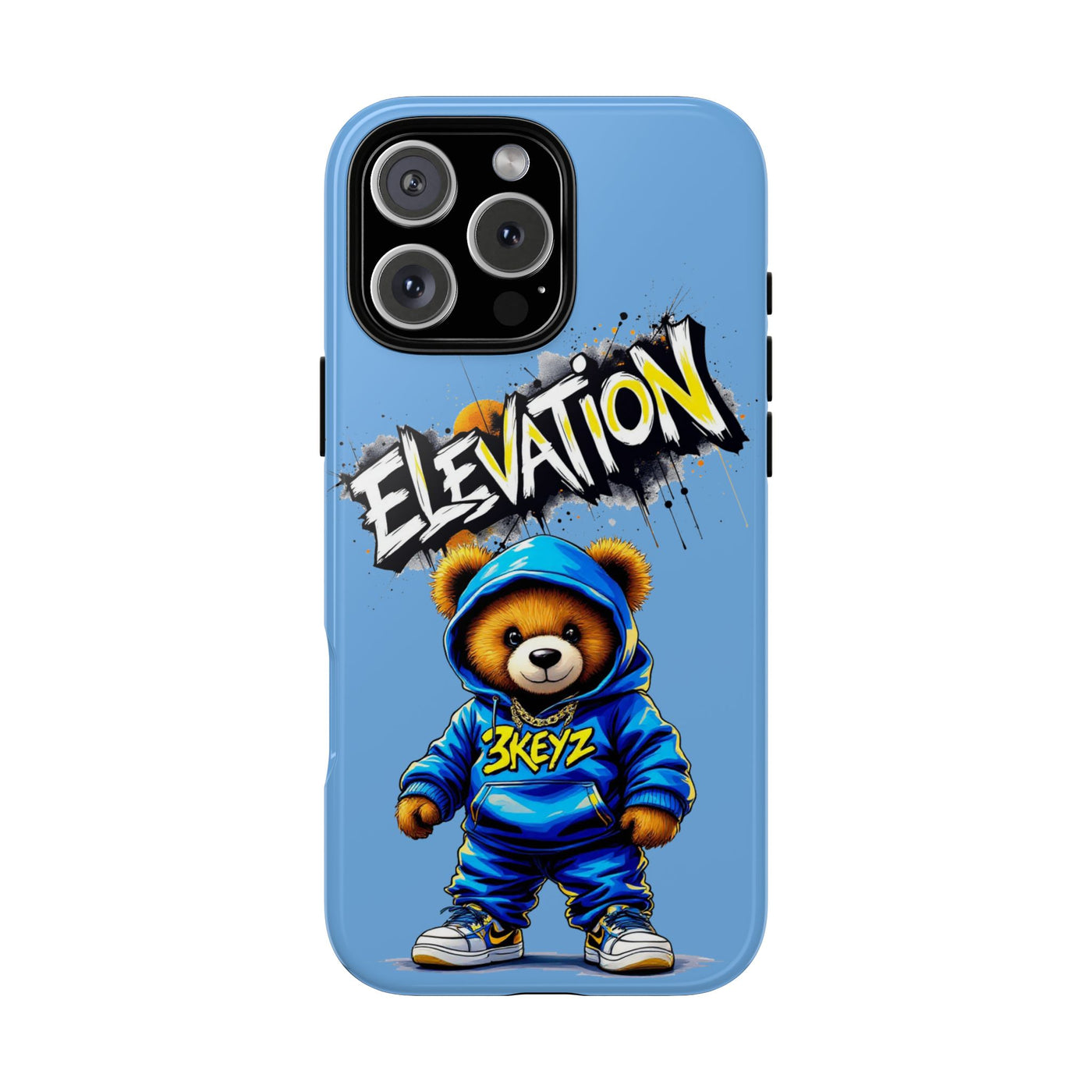 Elevated street drip Bear Phone Case - Tough and Trendy Design