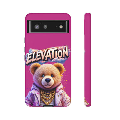 Elevated street drip Bear Pink Phone Case - Tough and Trendy Design