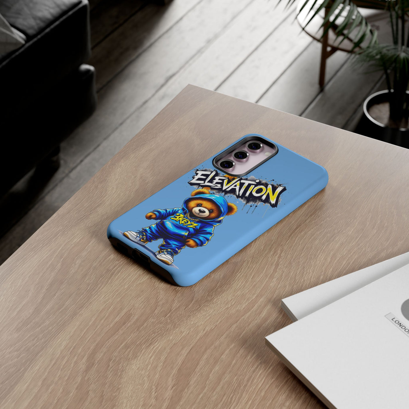 Elevated street drip Bear Phone Case - Tough and Trendy Design