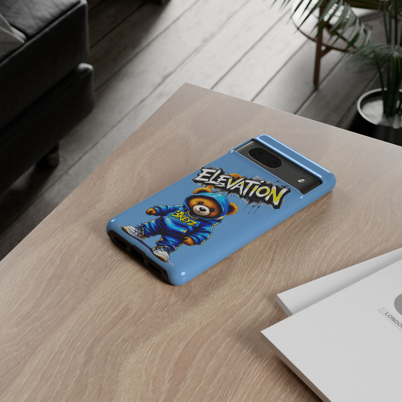 Elevated street drip Bear Phone Case - Tough and Trendy Design