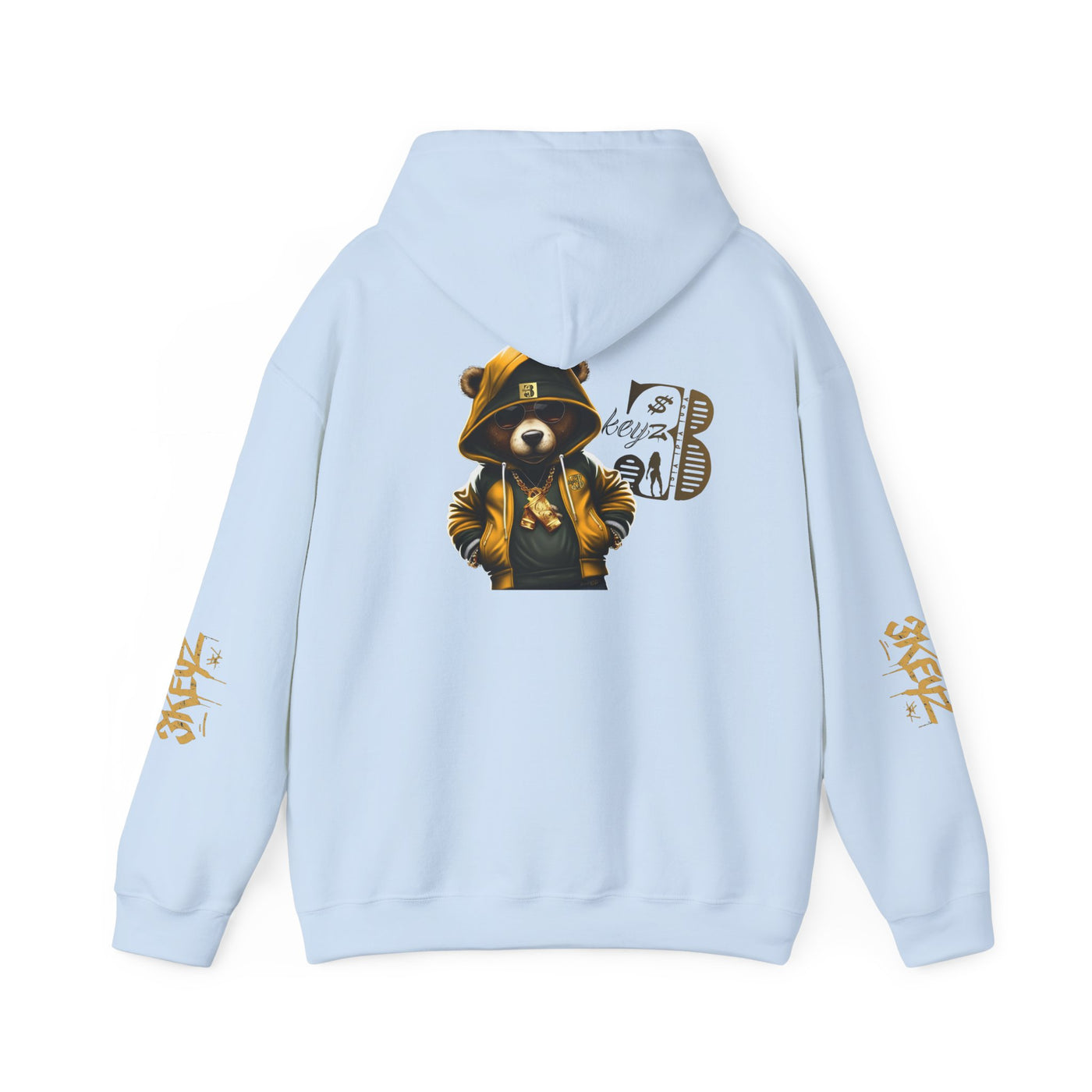Hooded Sweatshirt 3keyz OG Teddy Drip Golden Design