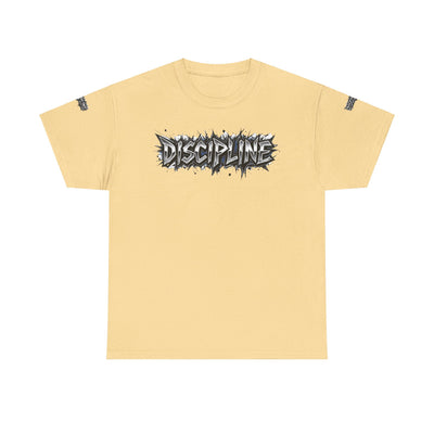 T-Shirt Discipline Cut Drip Design Heavy Cotton Unisex Tee