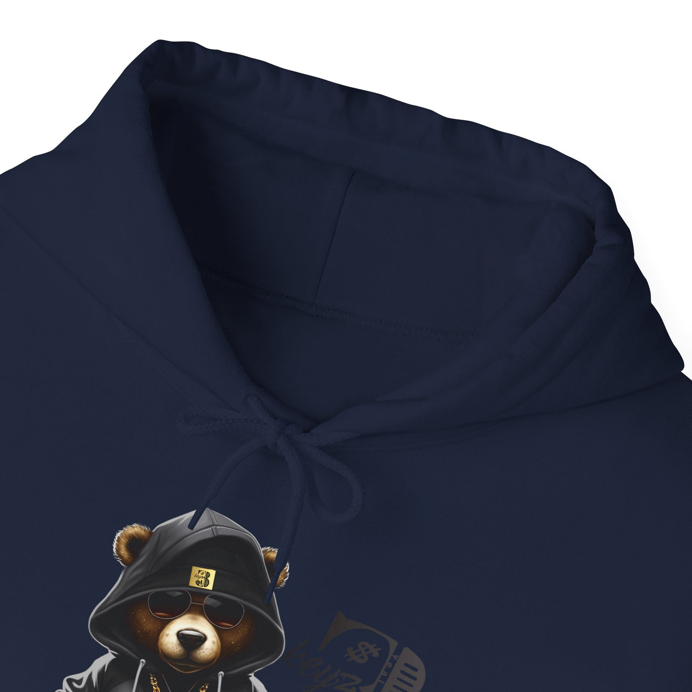 Unisex Hooded Sweatshirt 3keyz OG Teddy Drip Design Grey