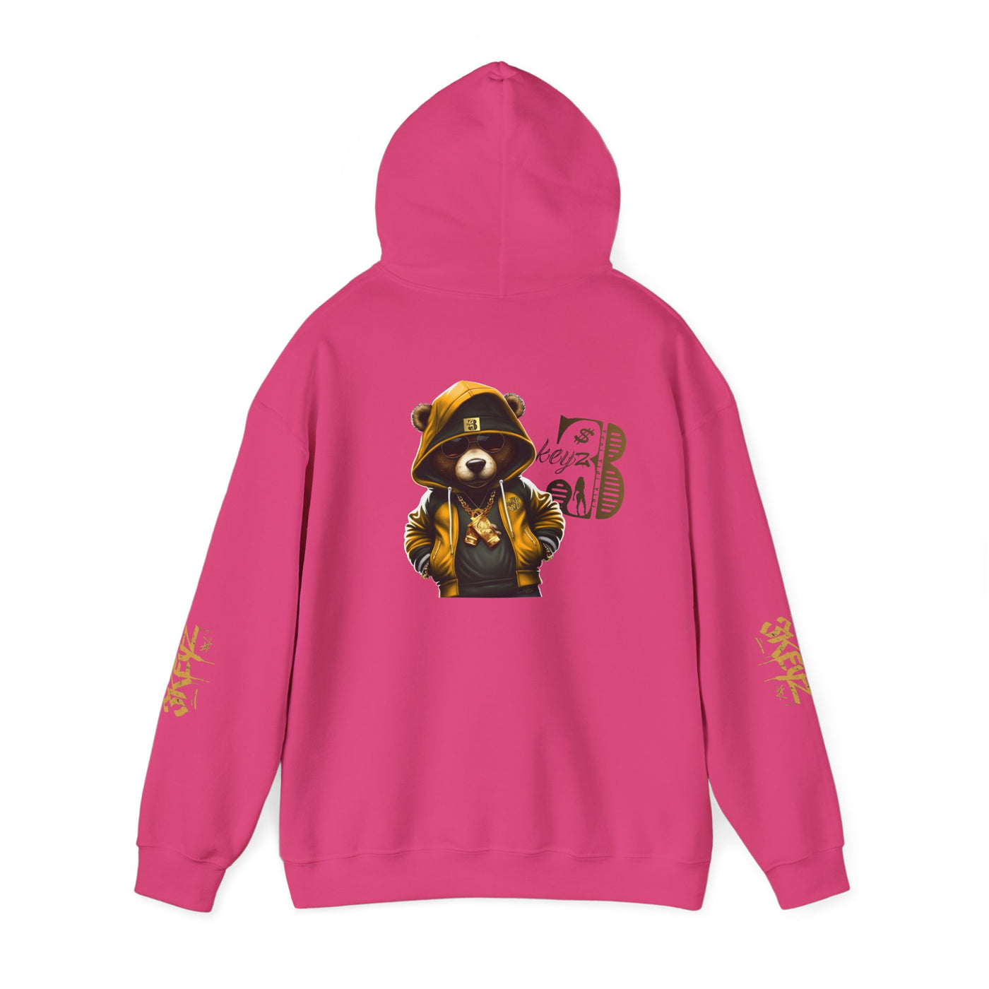 Hooded Sweatshirt 3keyz OG Teddy Drip Golden Design