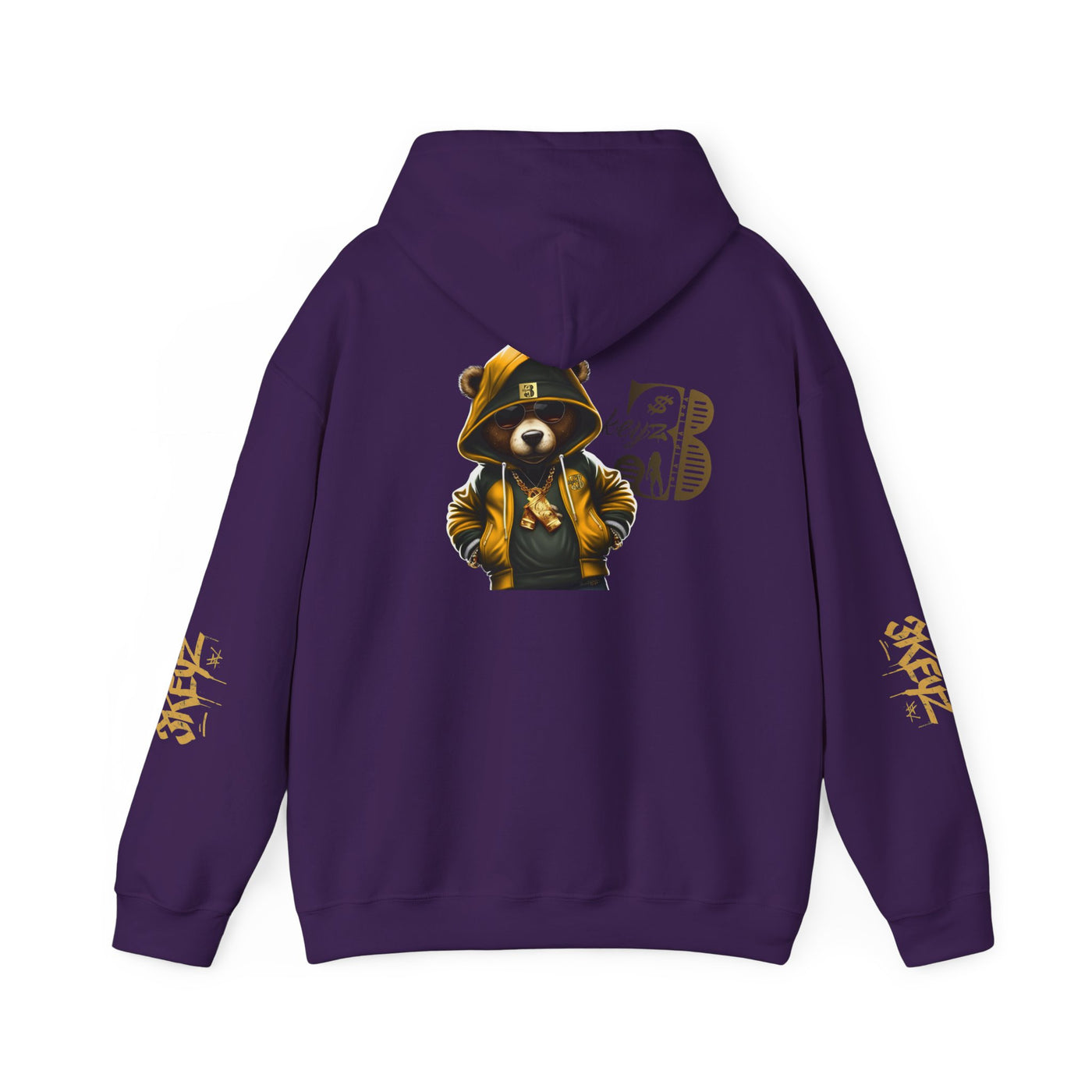Hooded Sweatshirt 3keyz OG Teddy Drip Golden Design