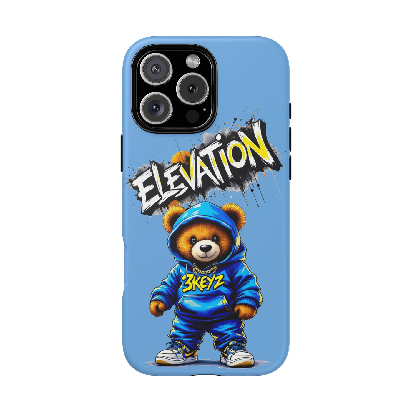 Elevated street drip Bear Phone Case - Tough and Trendy Design