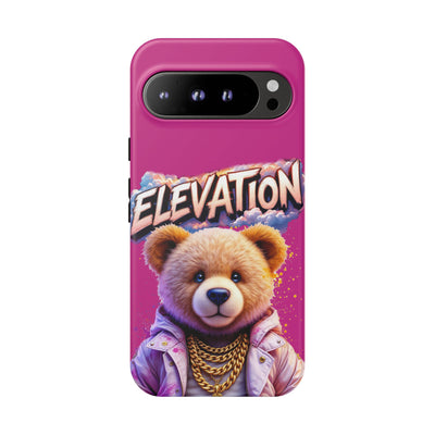 Elevated street drip Bear Pink Phone Case - Tough and Trendy Design
