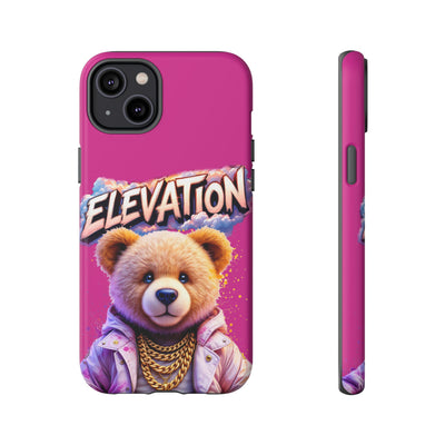 Elevated street drip Bear Pink Phone Case - Tough and Trendy Design