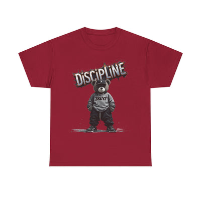 T-Shirt - Discipline Teddy Drip Design - Unisex Heavy Cotton Tee