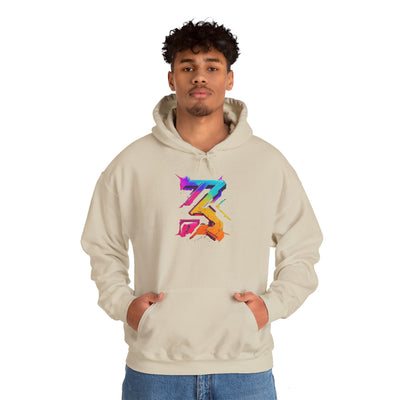 3keyz Big 3 Paint Splatter Unisex Hoodie