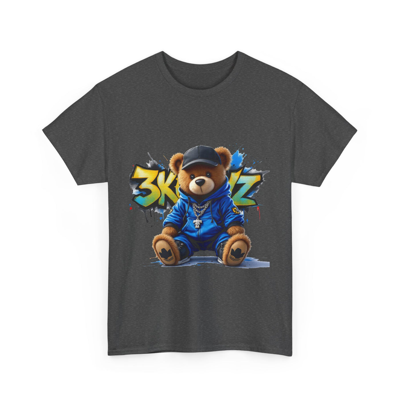 3keyz Teddy Drip Color Way Unisex Heavy Cotton Tee