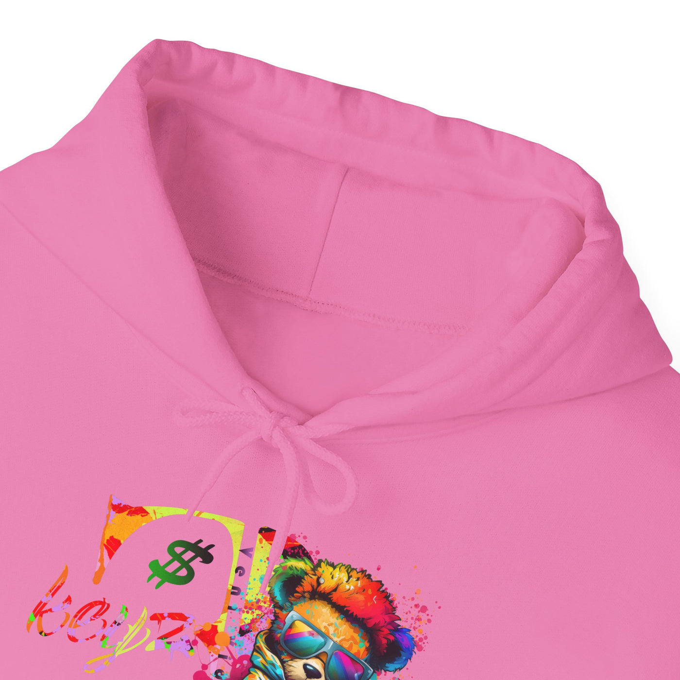 Unisex Hooded Sweatshirt 3keyz OG Teddy Drip Design Paint Splatter