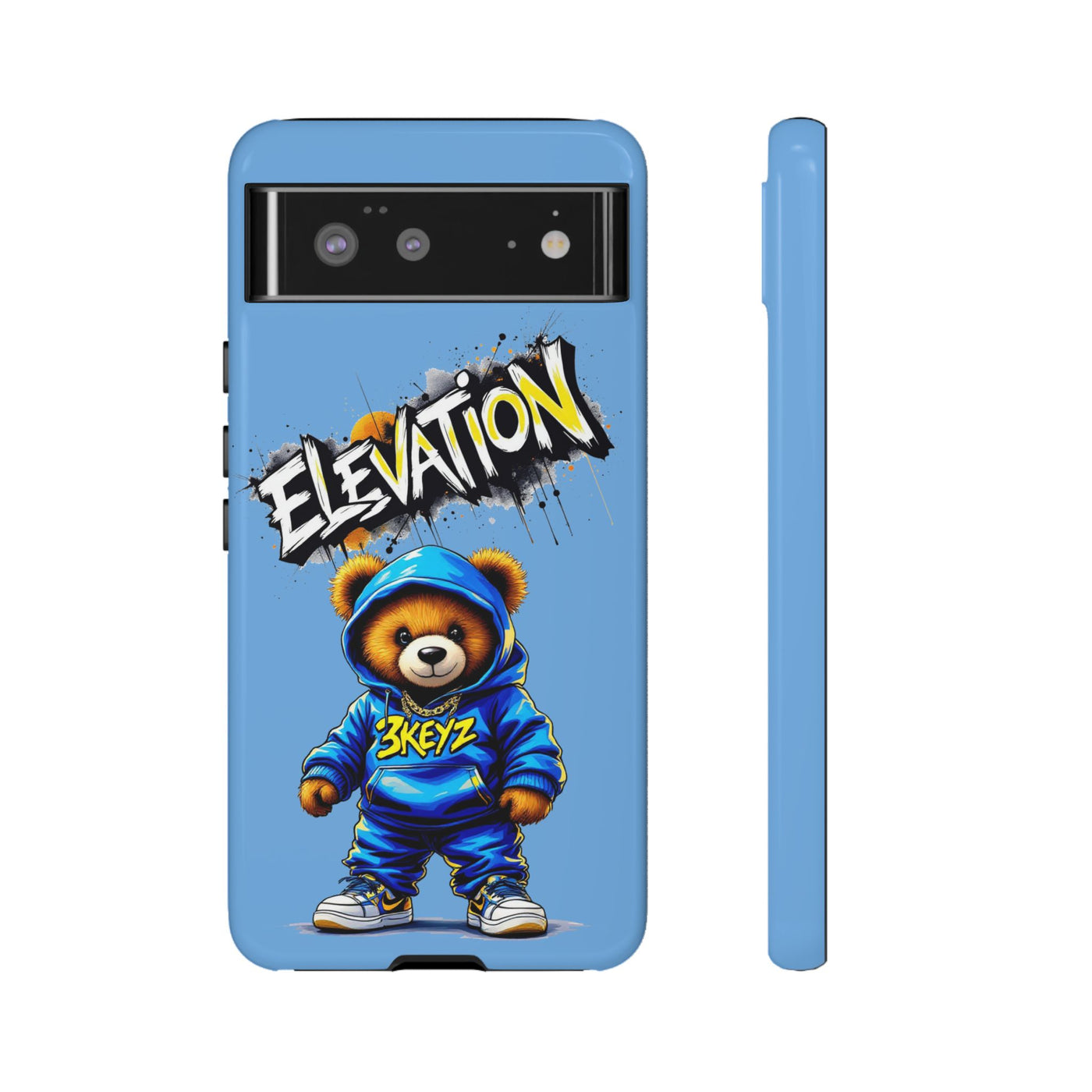 Elevated street drip Bear Phone Case - Tough and Trendy Design