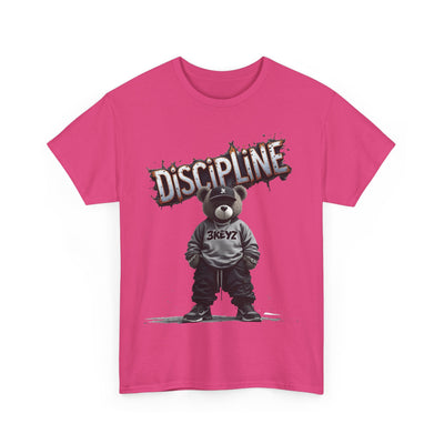 T-Shirt - Discipline Teddy Drip Design - Unisex Heavy Cotton Tee