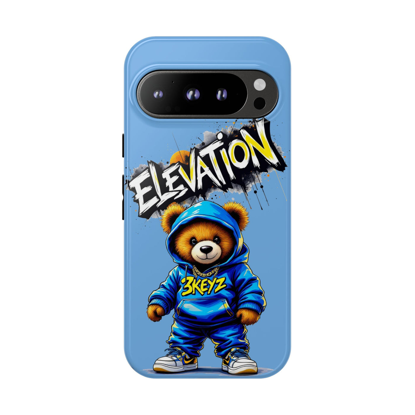 Elevated street drip Bear Phone Case - Tough and Trendy Design