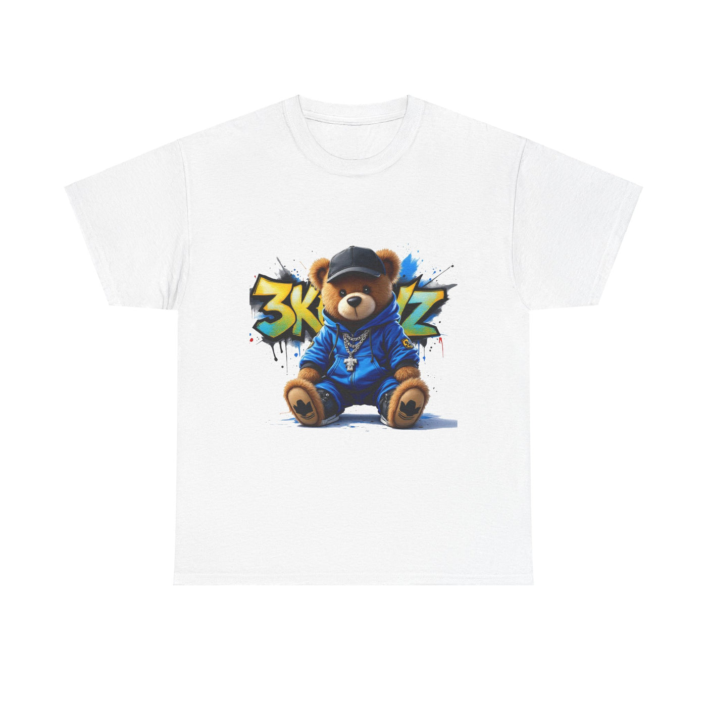 3keyz Teddy Drip Color Way Unisex Heavy Cotton Tee