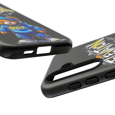 Elevated street drip Bear Black Phone Case - Tough and Trendy Design