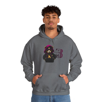 Unisex Hooded Sweatshirt 3keyz OG Teddy Drip Design Purple