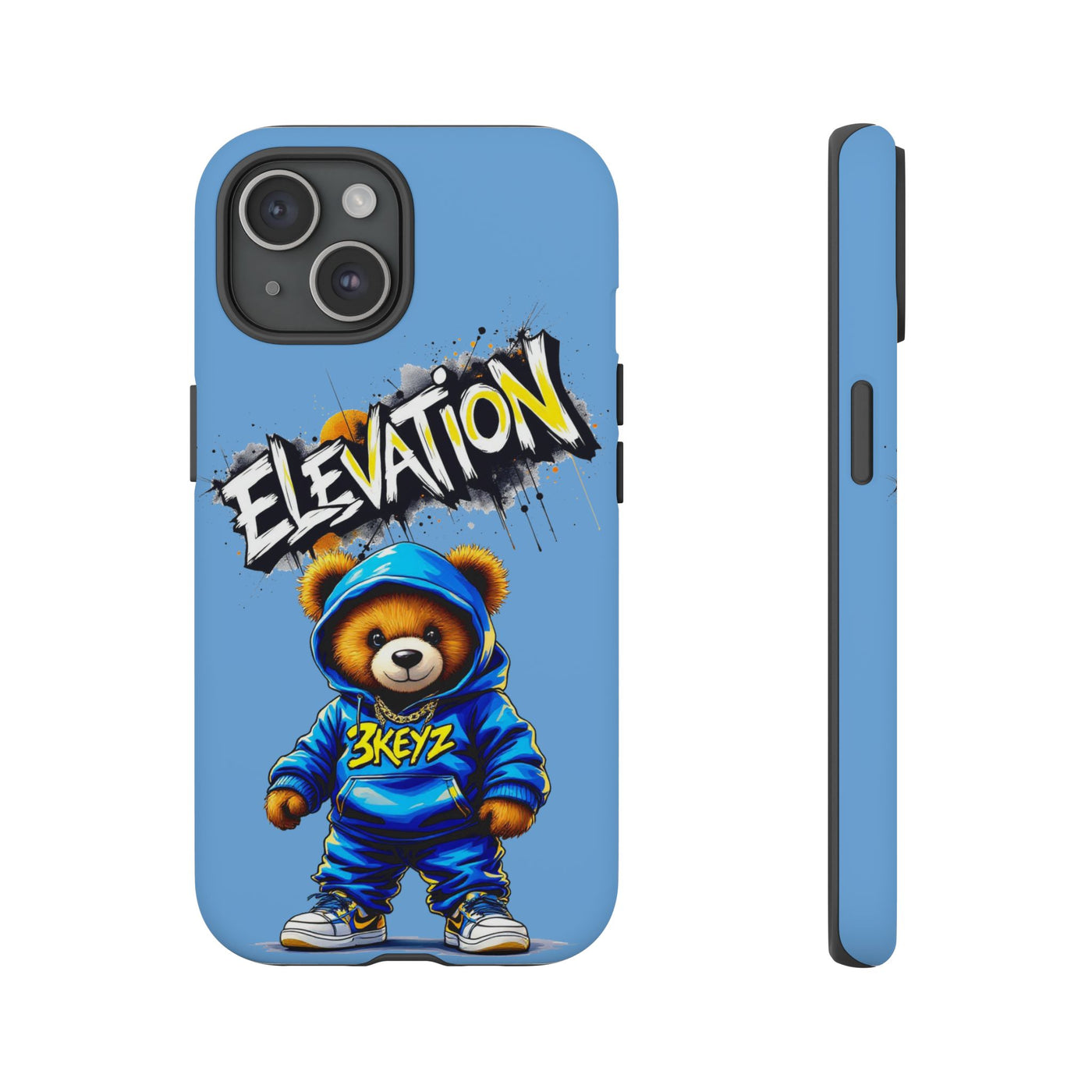 Elevated street drip Bear Phone Case - Tough and Trendy Design