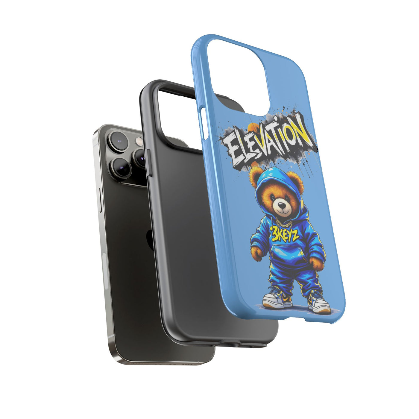 Elevated street drip Bear Phone Case - Tough and Trendy Design