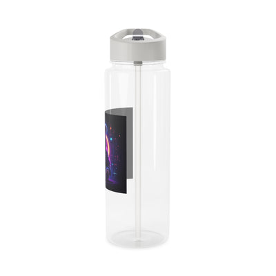 Tritan Water Bottle - Cyber Teddy Design