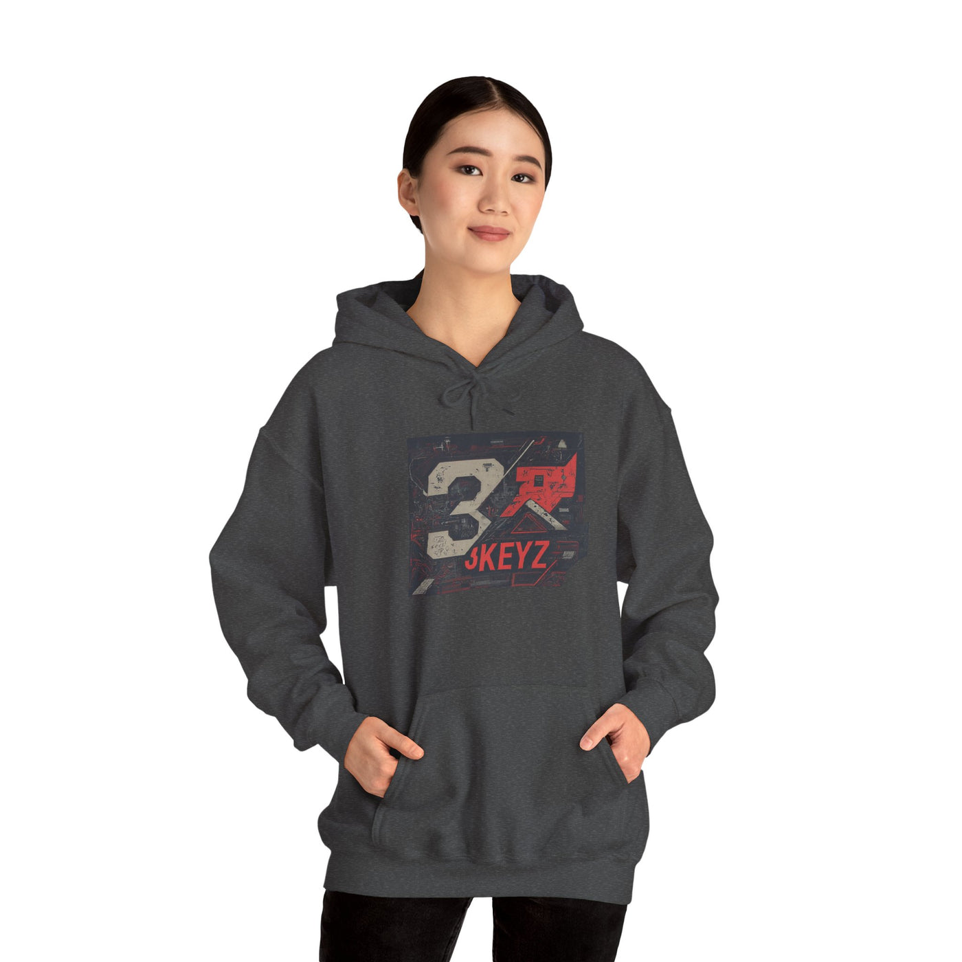 3keyz Big 3 Abstract Hoodie