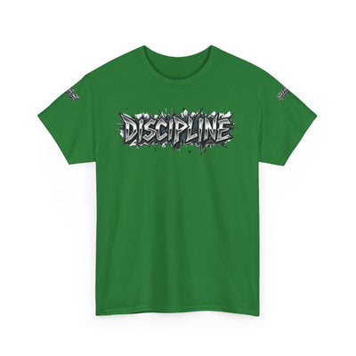 T-Shirt Discipline Cut Drip Design Heavy Cotton Unisex Tee