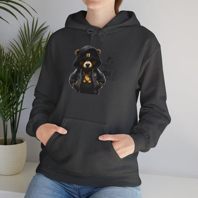 Unisex Hooded Sweatshirt 3keyz OG Teddy Drip Design Grey
