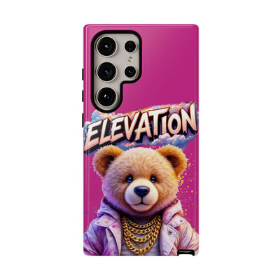 Elevated street drip Bear Pink Phone Case - Tough and Trendy Design