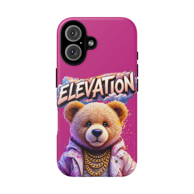 Elevated street drip Bear Pink Phone Case - Tough and Trendy Design