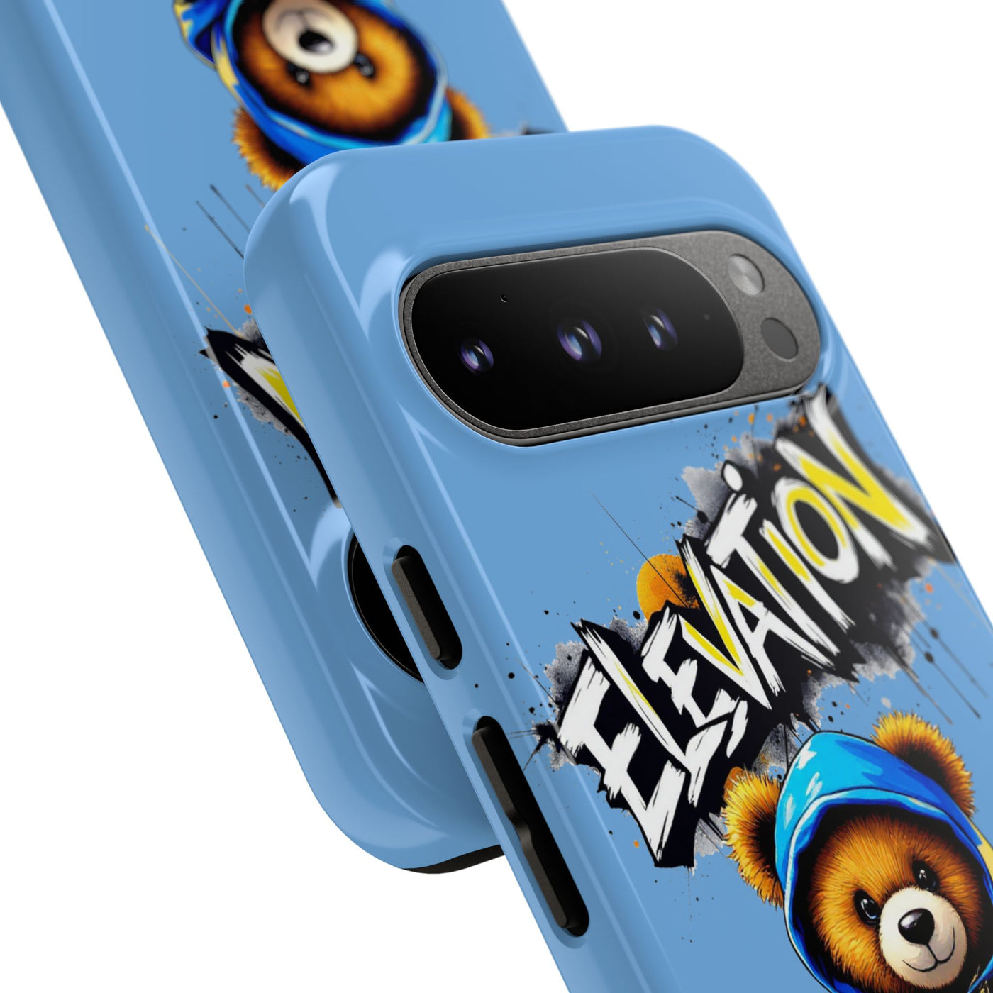Elevated street drip Bear Phone Case - Tough and Trendy Design