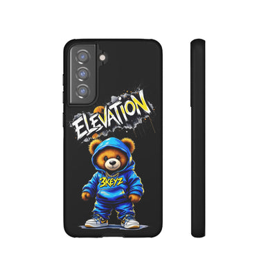 Elevated street drip Bear Black Phone Case - Tough and Trendy Design