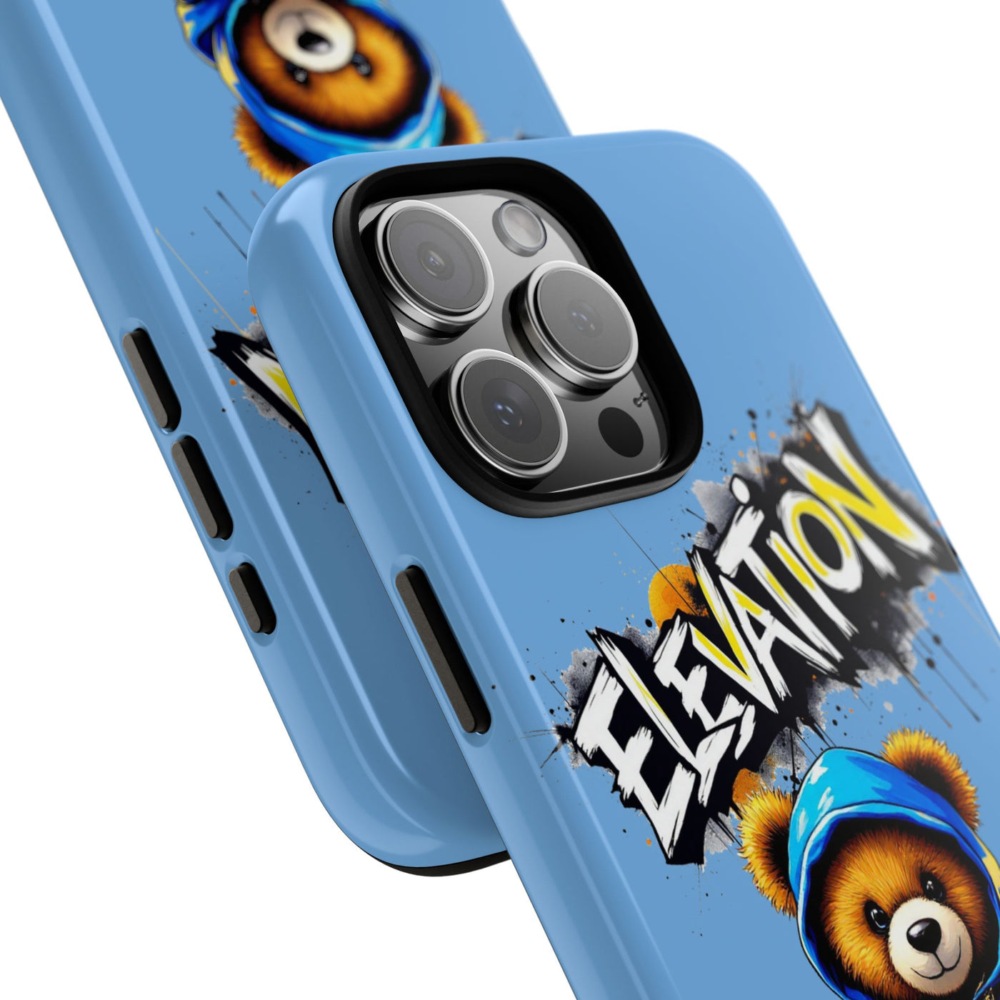 Elevated street drip Bear Phone Case - Tough and Trendy Design