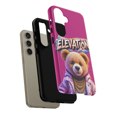 Elevated street drip Bear Pink Phone Case - Tough and Trendy Design