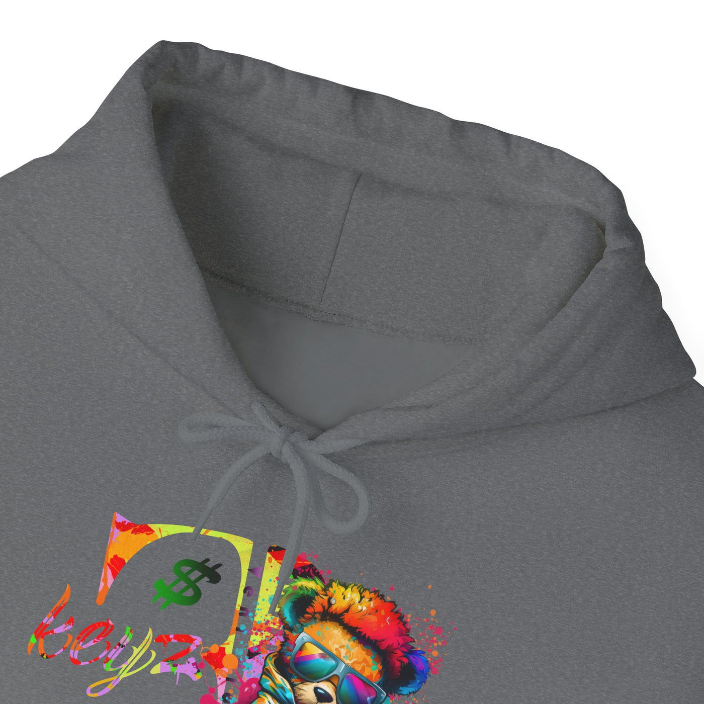 Unisex Hooded Sweatshirt 3keyz OG Teddy Drip Design Paint Splatter