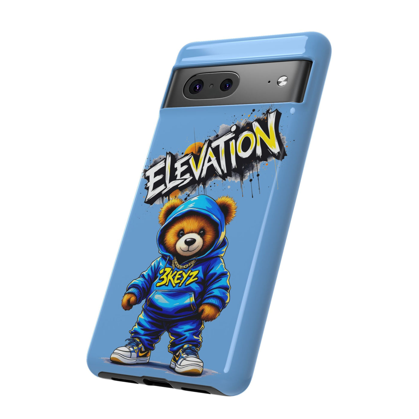 Elevated street drip Bear Phone Case - Tough and Trendy Design