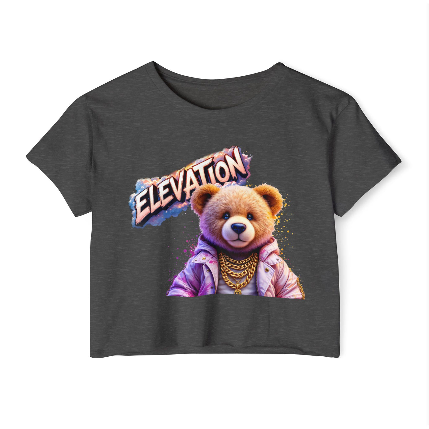 Crop Top - Elevation Pinky Bear