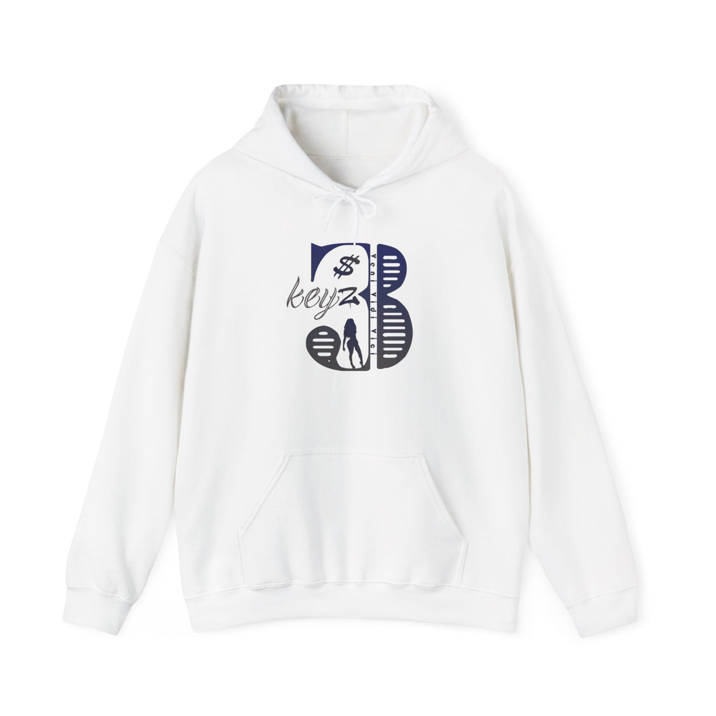 3keyz Original Drip Unisex Hoodie Blue/Grey