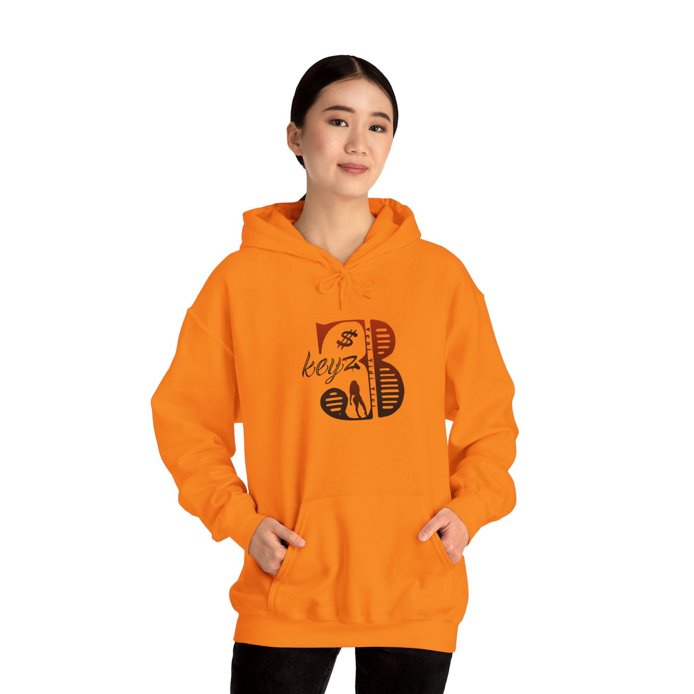 3Keyz Original Drip Unisex hoodie Orange Crush