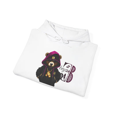 Unisex Hooded Sweatshirt 3keyz OG Teddy Drip Design Purple