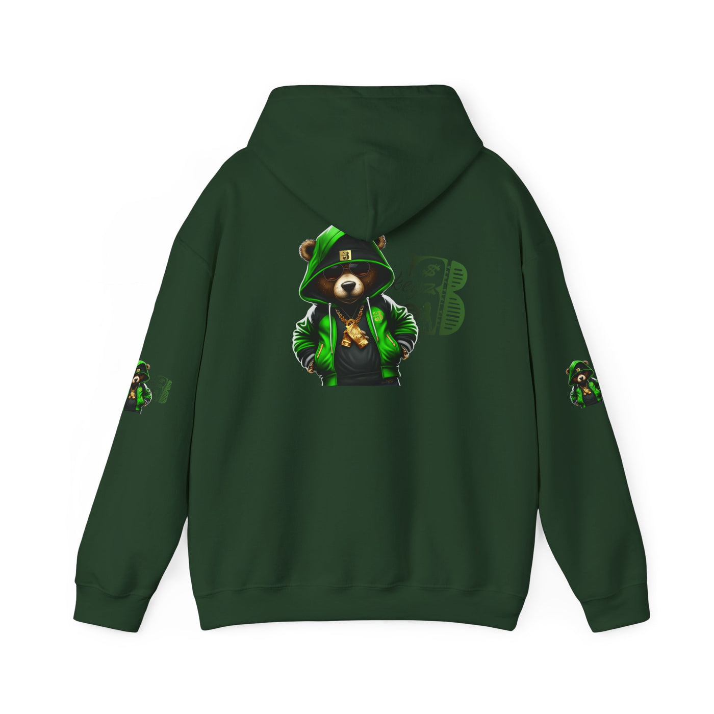 Lime Green OG Teddy Drip Hoodie