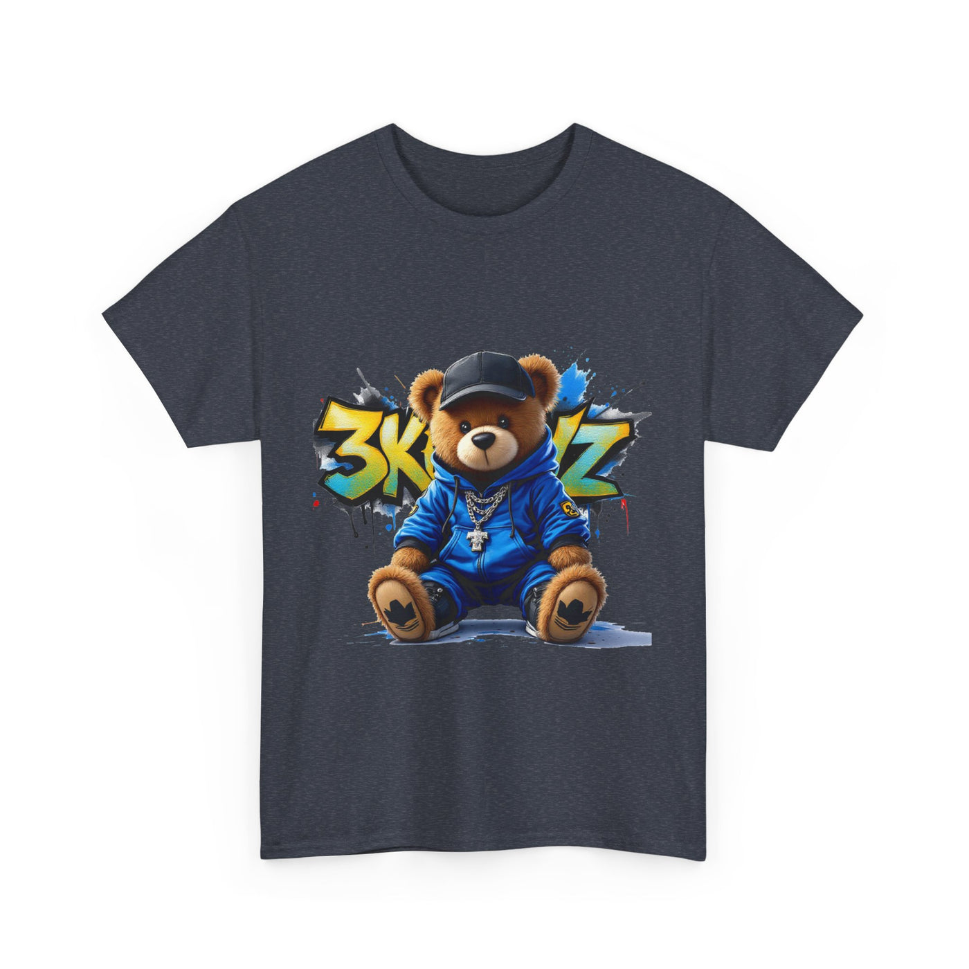 3keyz Teddy Drip Color Way Unisex Heavy Cotton Tee