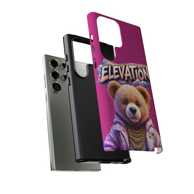Elevated street drip Bear Pink Phone Case - Tough and Trendy Design