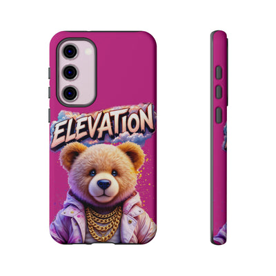 Elevated street drip Bear Pink Phone Case - Tough and Trendy Design