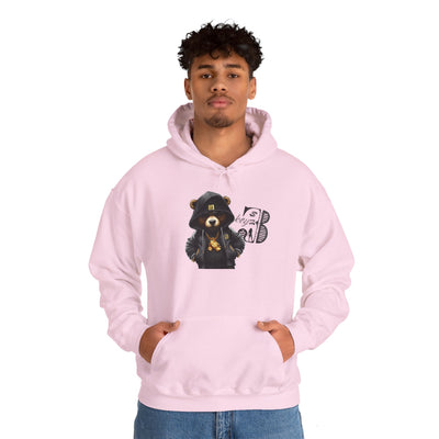 Unisex Hooded Sweatshirt 3keyz OG Teddy Drip Design Grey