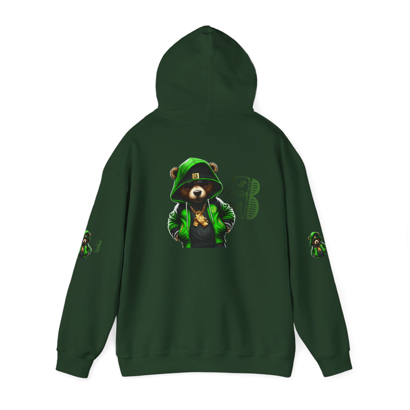 Lime Green OG Teddy Drip Hoodie