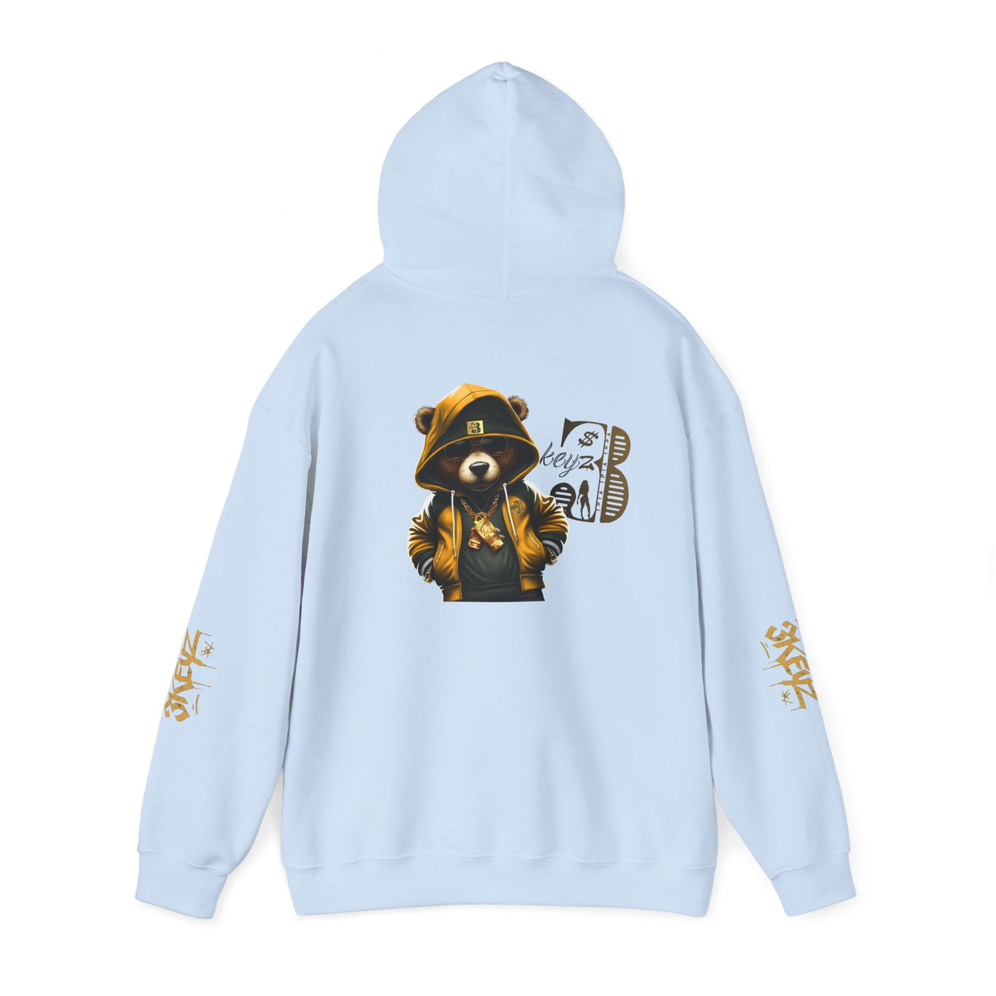 Hooded Sweatshirt 3keyz OG Teddy Drip Golden Design